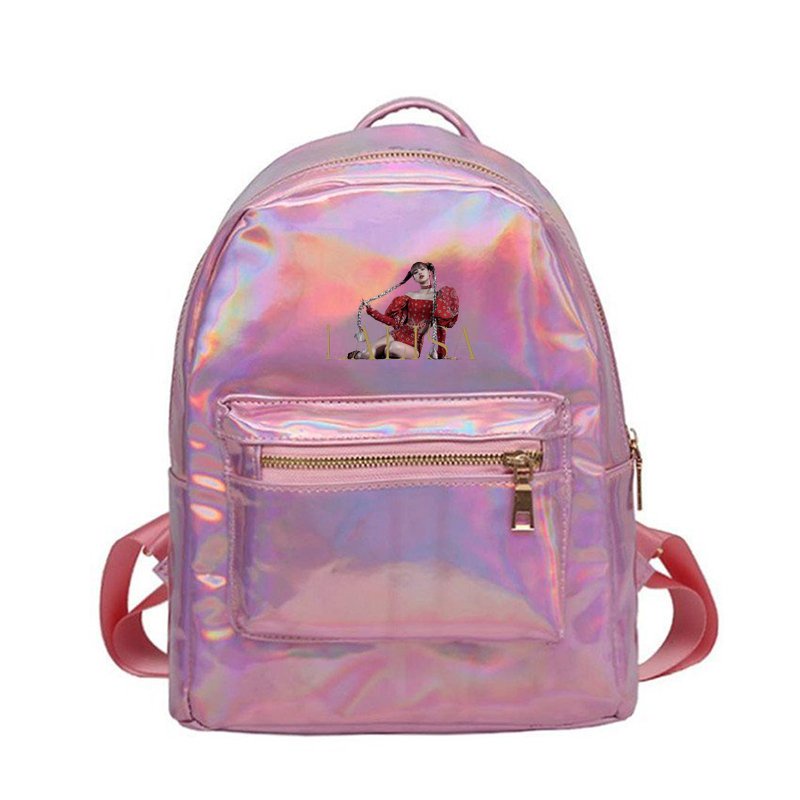 Balo hologram in hình LISA BLACK/PINK IDOL KPOP thời trang xinh xắn độc đáo