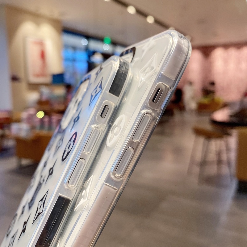 Ốp Điện Thoại Mềm Trong Suốt Chống Sốc Thời Trang Cho IPhone 13 12 Pro Max Mini 11 Pro Max X XS XR XS Max 6 7 8 Plus