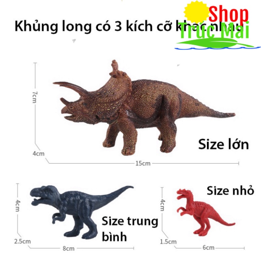 Bộ đồ chơi mô hình công viên khủng long cho trẻ em - Đồ chơi mô hình các loài khủng long cho bé trai bé gái