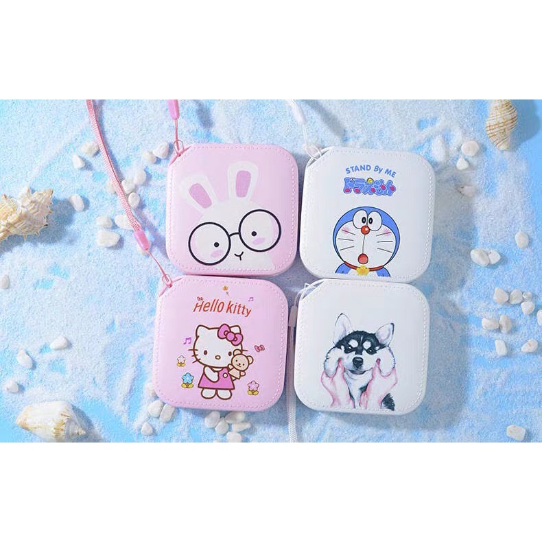 Sạc Dự Phòng Kute in hình đẹp Doremon Hello Kitty làm quà tặng chạy chương trình khuyến mại