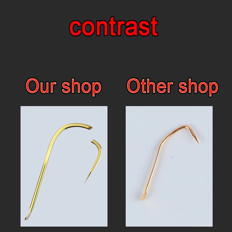 Móc Câu Cá Bằng Thép Carbon Mạ Vàng Chuyên Dụng Iseni Izu Creek