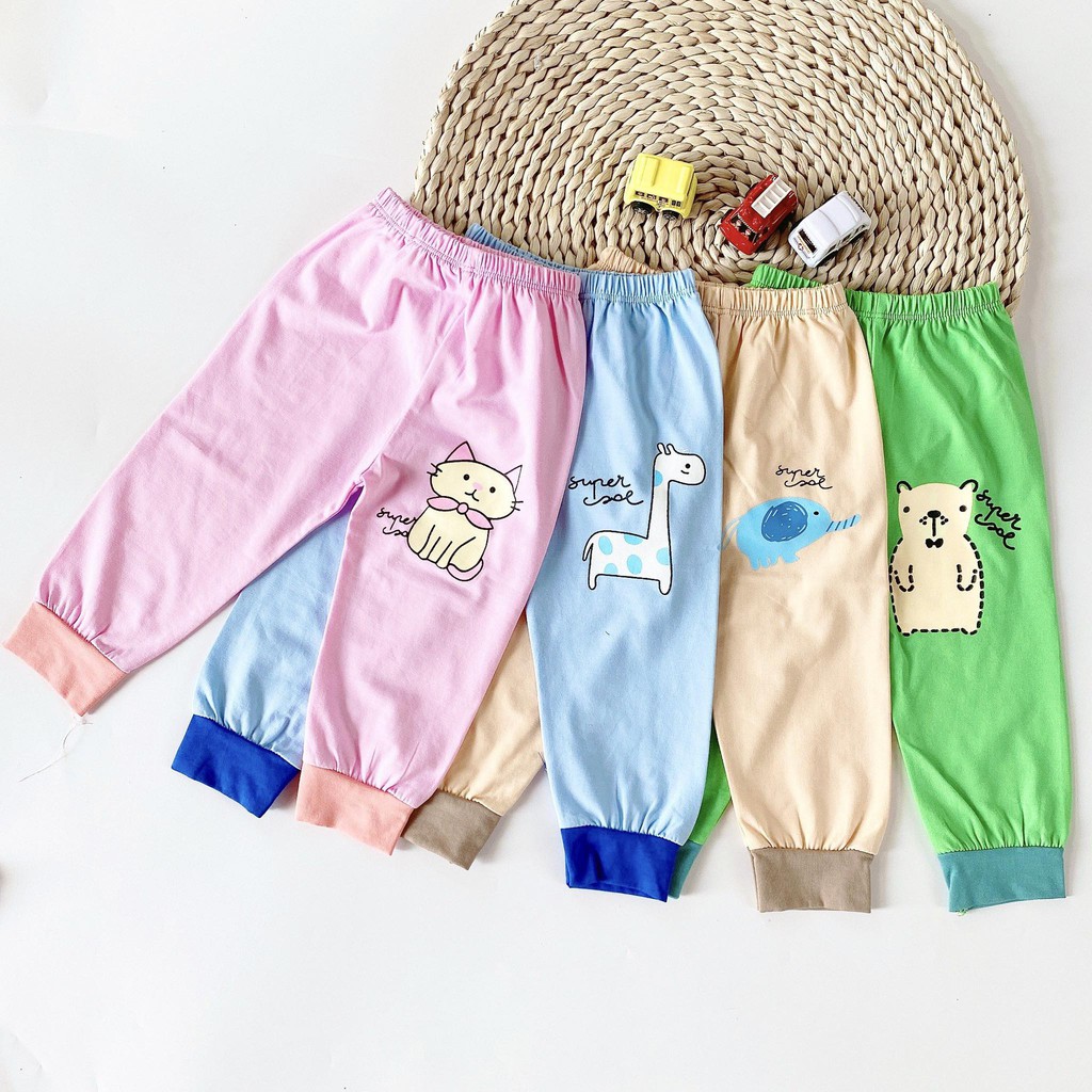 (7-18KG) Bộ dài tay vải cotton cho bé - MINKY MOM