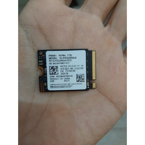 Ổ cứng SSD M2-PCIe Samsung PM991 512GB/ 1TB NVMe 2230