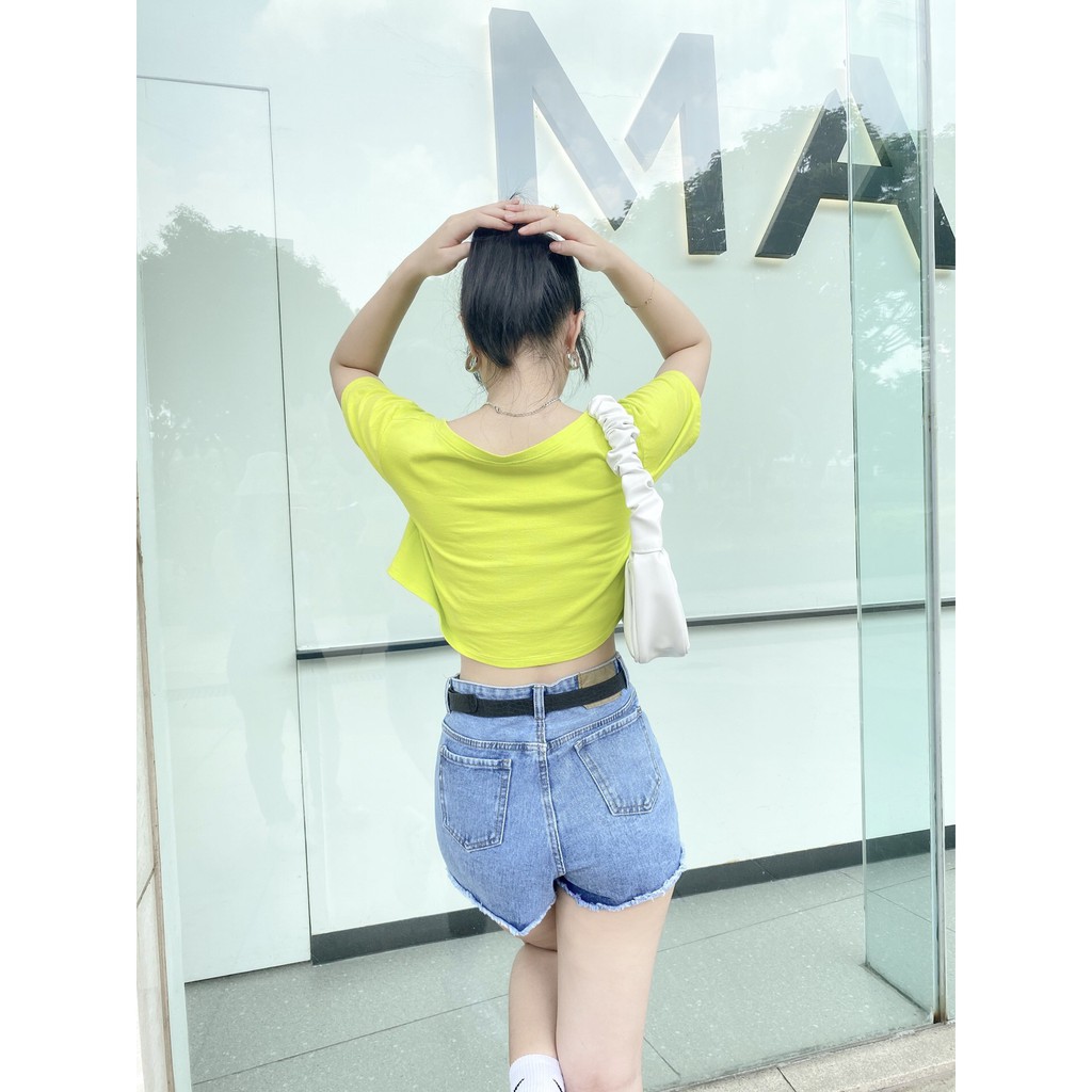 [HOT TREND] Quần Short Jeans Nữ Trái Tim Chip Thân ULZZANG | BigBuy360 - bigbuy360.vn