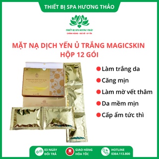 Mặt nạ dịch yến ủ trắng magic skin (hộp 12 gói)