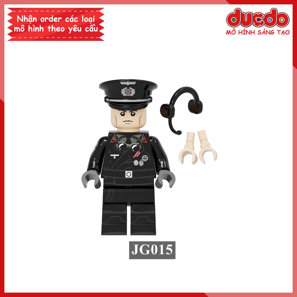 Minifigures quân phát xít Đức trong chiến tranh thế giới 2 - Đồ chơi Lắp ghép Xếp hình Mô hình Mini WW2 JG 015 - 017