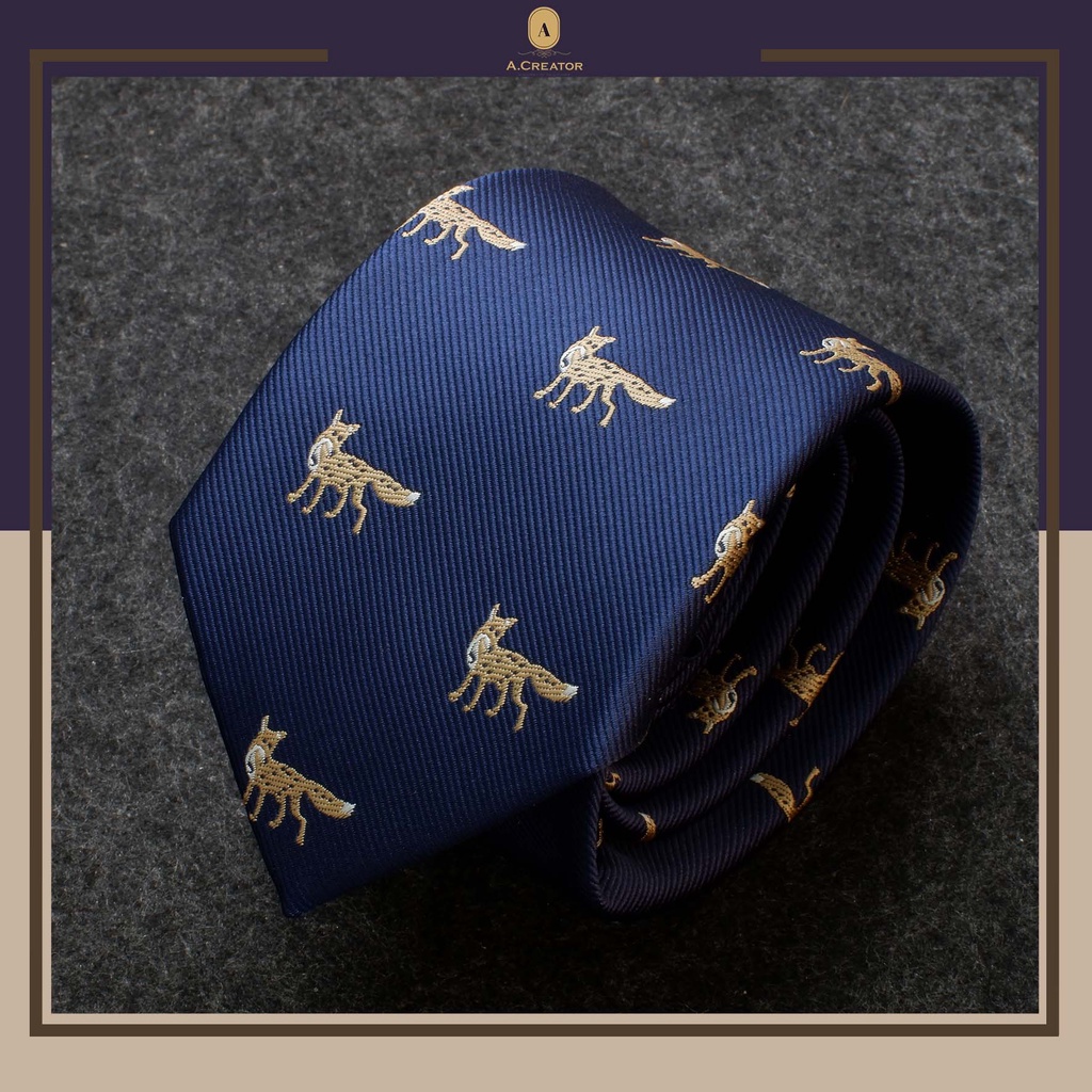 Cà Vạt Cao Cấp, Quà Tặng Nam, Đi Kèm Hộp Đựng, Dành Cho Dân Văn Phòng Chất Liệu Polysilk - Phiên Bản 7cm