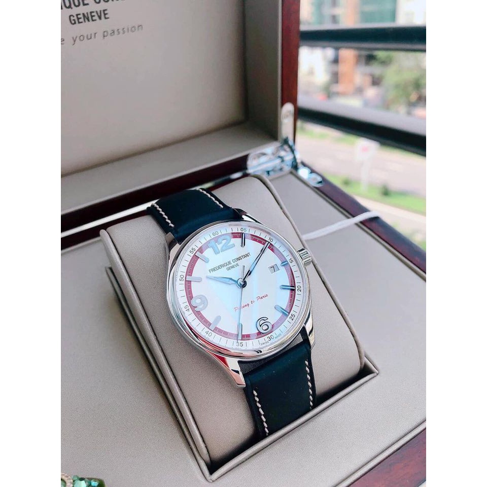 Đồng hồ Nam chính hãng Frederique Constant Peking to Paris Automatic FC-303WBRP5B6-Máy cơ tự động-Dây da-Size 40mm