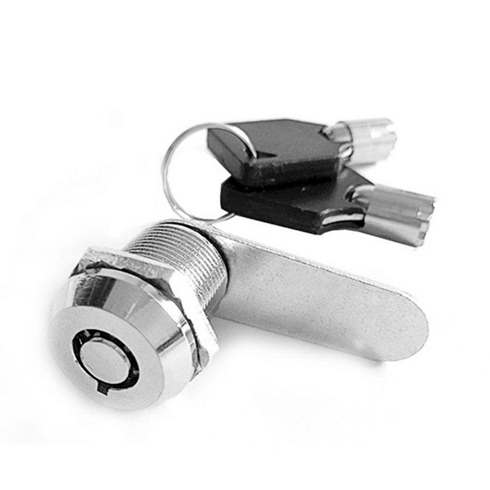 Ổ Khóa Cửa Tủ Chén / Tủ Chén Hình Trụ Kèm 2 Chìa Khóa DIY