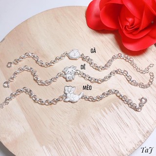 Lắc tay bạc 12 con giáp
