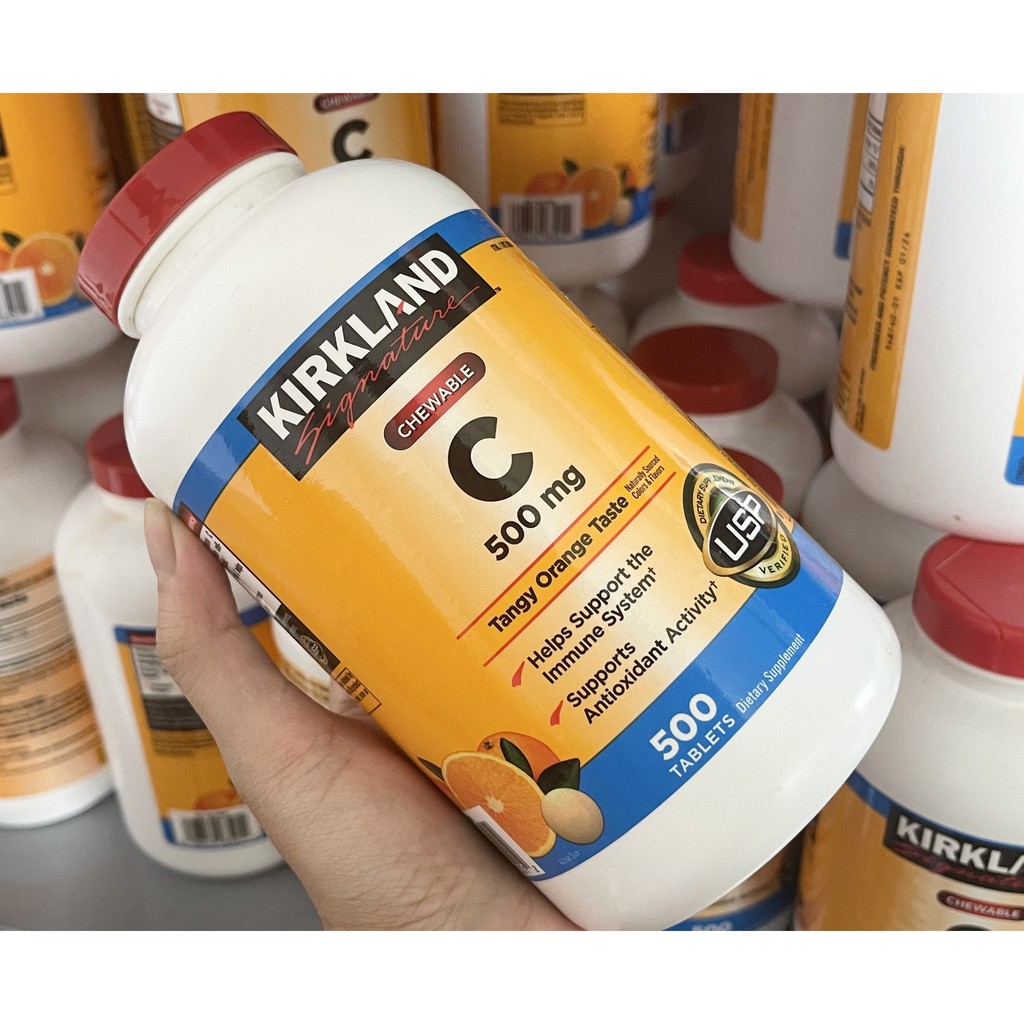 VIÊN UỐNG BỔ SUNG VITAMIN C KIRKLAND SIGNATURE VITAMIN C - BỔ SUNG ĐẦY ĐỦ VITAMIN C CẦN THIẾT CHO CƠ THỂ