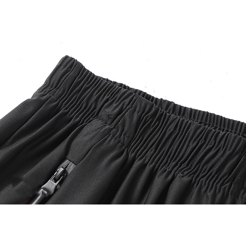 Quần Short Vải Lụa Lạnh Mỏng Dáng Rộng Thoáng Khí Thời Trang Mùa Hè Cho Nam