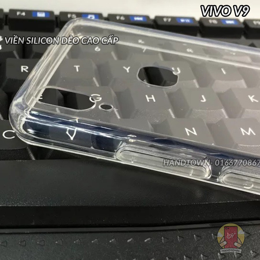 Ốp Vivo V9_ốp viền silicon thiết kế chi tiết