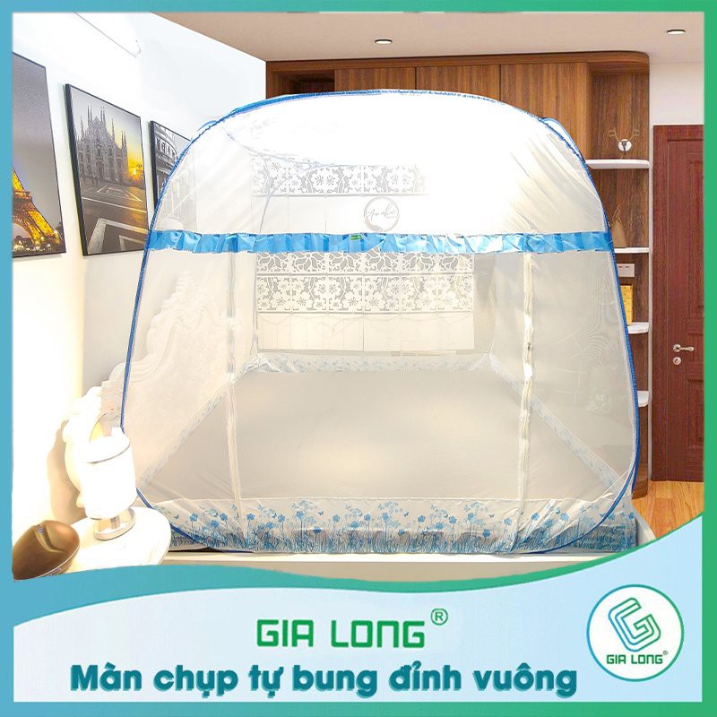 Màn chụp đỉnh vuông 💖1m6/1m8/2m💖 màn chụp tự bung Gia Long