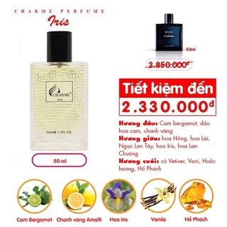 Nước hoa nam Charme Iris 50ml
