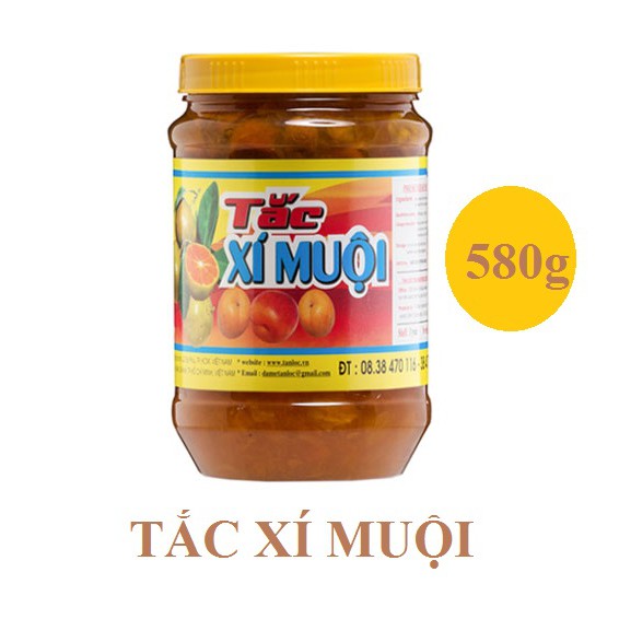 Tắc xí muội TẤN LỘC 580G