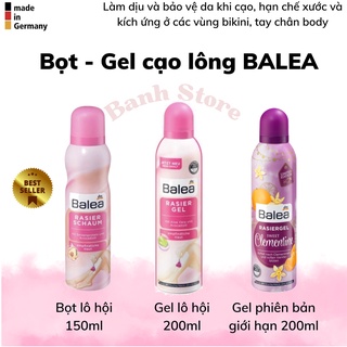 Bọt gel cạo lông balea đức chính hãng