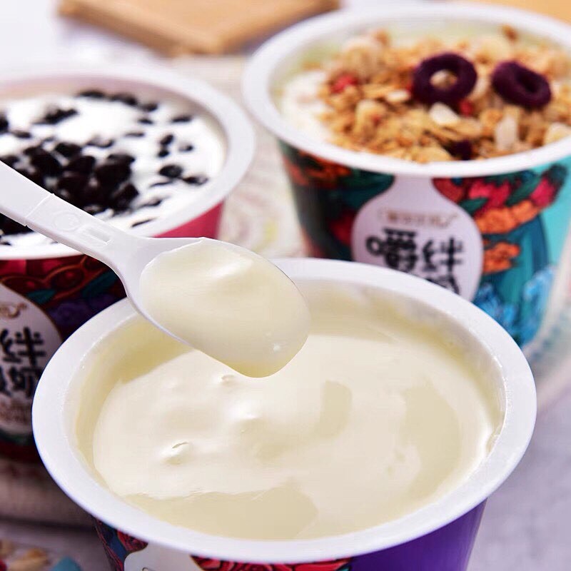 Hộp sữa chua mix yến mạch, hạt, bánh oreo