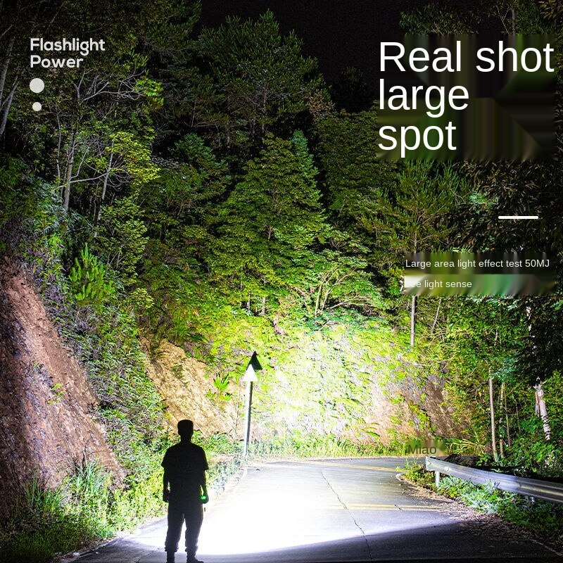 Đèn pin mini siêu sáng đa năng có thể sạc lại tiện lợi