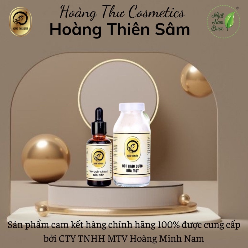Combo tinh chất tái tạo Hoàng Thiên Sâm