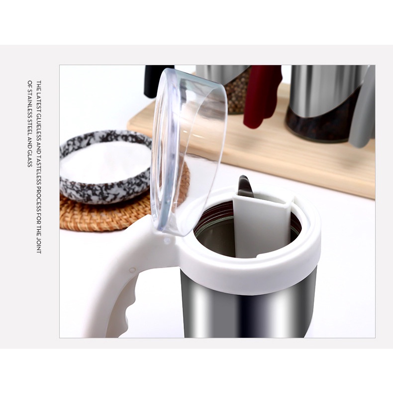 Bình Lắc Gia Vị Bằng Thép Không Gỉ Tiện Dụng