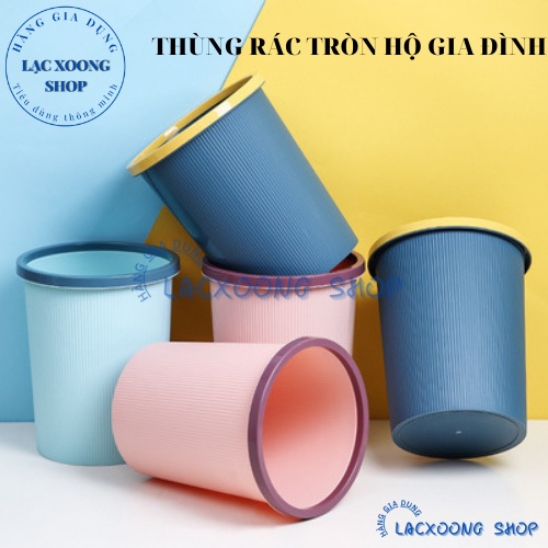 Thùng Rác Tròn Cao Cấp Tiện Lợi Thông Minh 12L