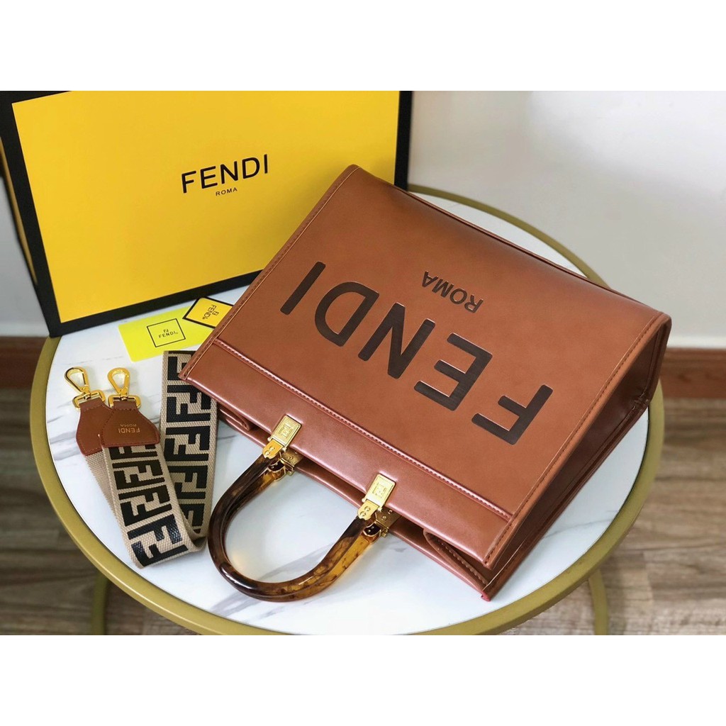Túi xách FEN.DI bigsize chất da xịn 35cm kèm quai đeo chéo