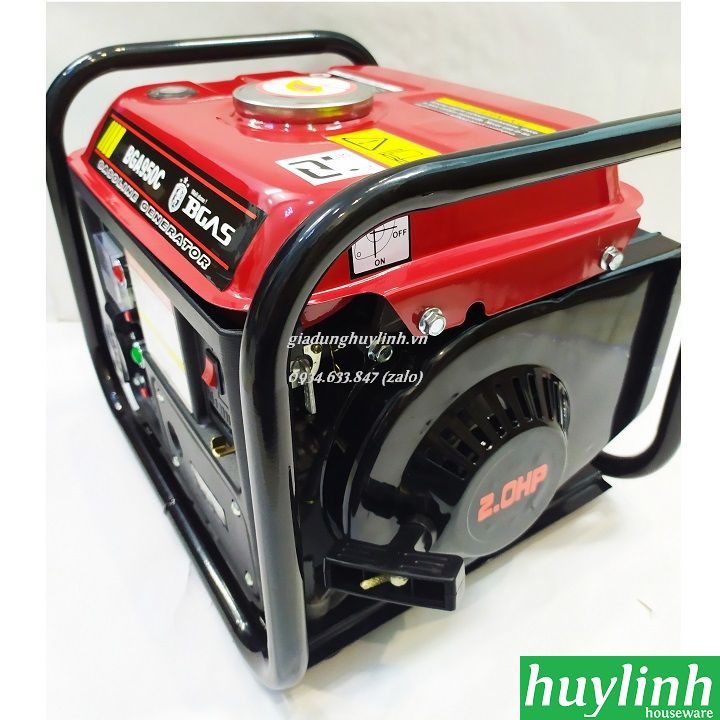 Máy phát điện chạy xăng Bgas BGA950C - 0.8KVA