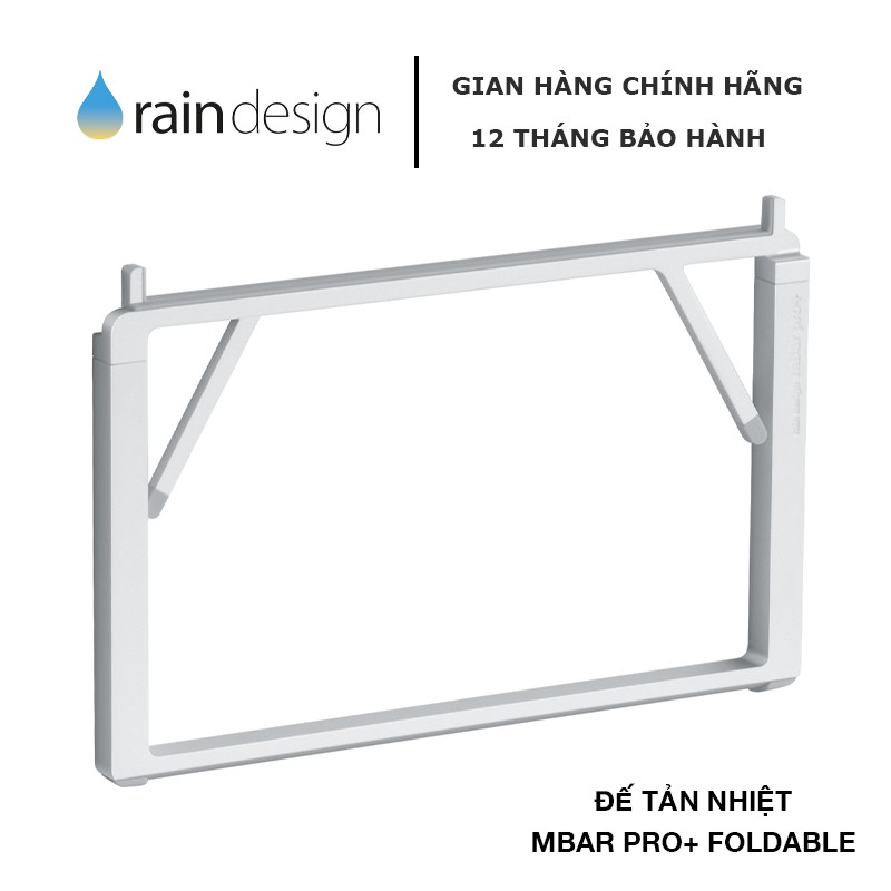 GIÁ ĐỠ TẢN NHIỆT RAIN DESIGN (USA) MBAR PRO+ FOLDABLE LAPTOP SILVER - RD-10084 - HÀNG CHÍNH HÃNG