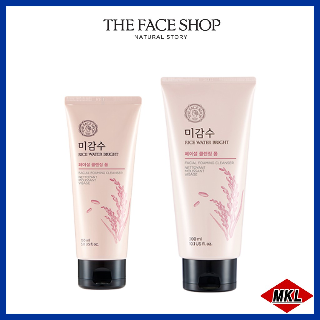 Sữa Rửa Mặt The Face Shop Chiết Xuất Gạo Làm Sáng Da 150ml/300ml