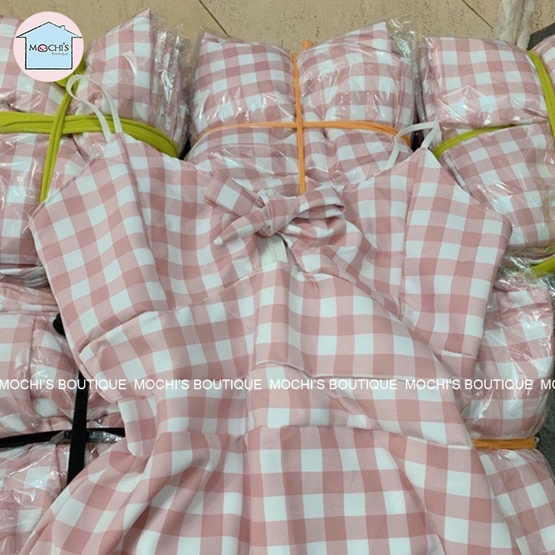 Váy đầm 2 dây caro chân váy chữ A tôn dáng tôn da,  mẫu váy hè nữ đi biển đi chơi đều đẹp- M066 | BigBuy360 - bigbuy360.vn