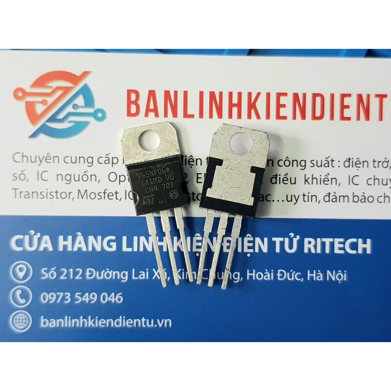 [ combo 3 chiếc] P65NF06, STP65NF06 Mosfet Kênh-N 60V/60A TO-220C