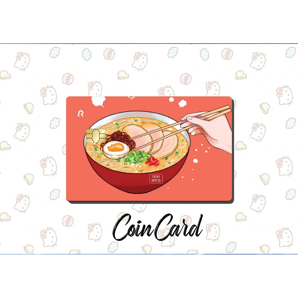 "🍞YUMMY CARD🍳"( 🎟️ Decal dán Thẻ ATM, debit, thẻ từ, thẻ chung cư, bảo vệ thẻ) |COINCARD