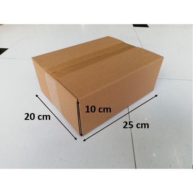 25x20x10 hộp carton đóng hàng