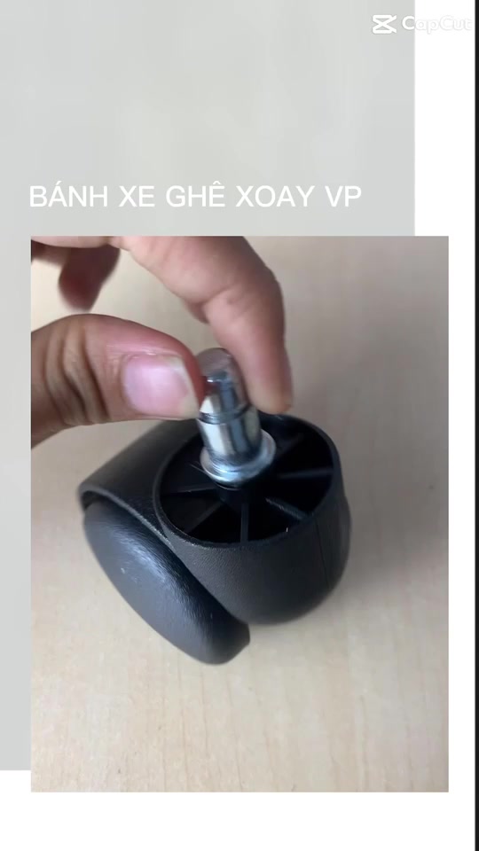 Bánh xe ghế văn phòng cao cấp, bánh xe JIROSHI ghế xoay viền trắng | BigBuy360 - bigbuy360.vn