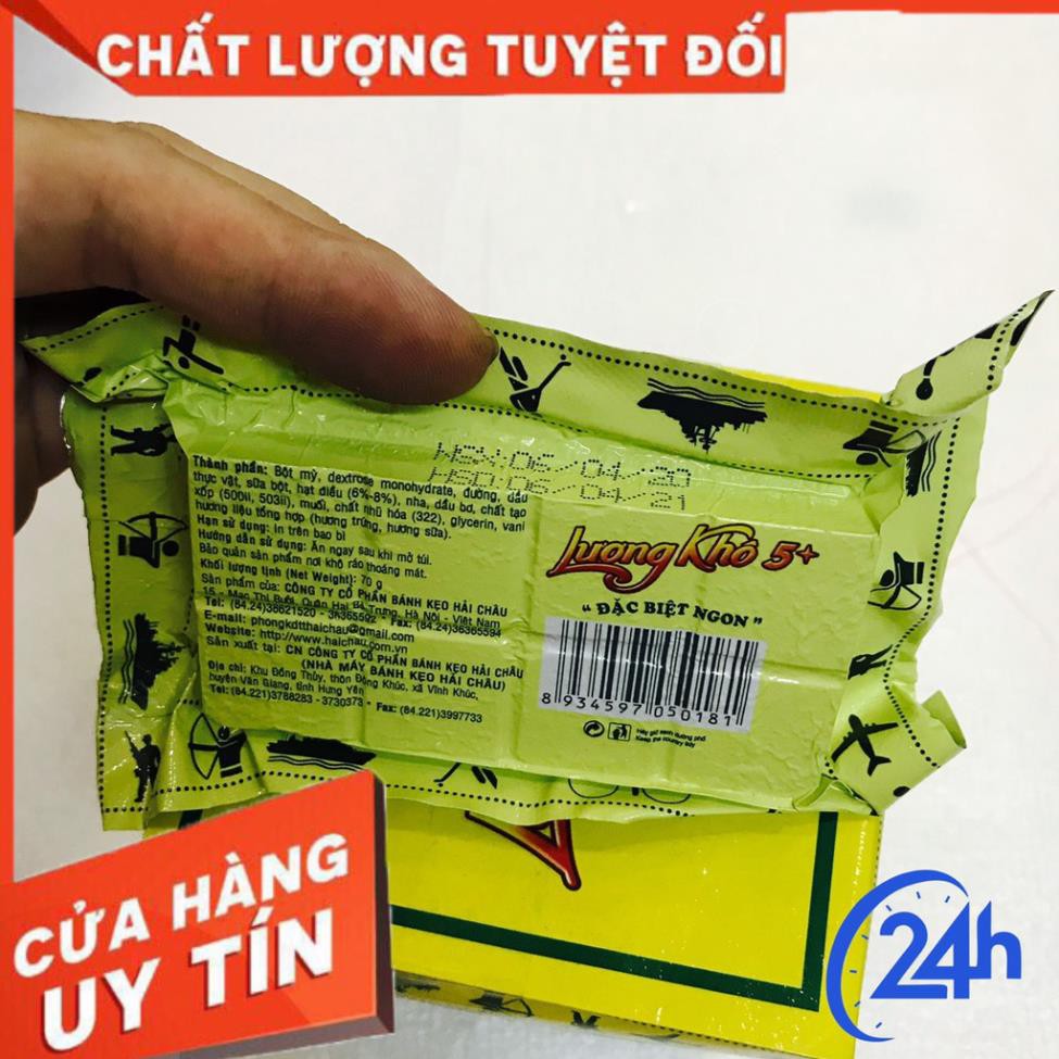 HỘP 10 CÁI LƯƠNG KHÔ HẢI CHÂU 5 SAO