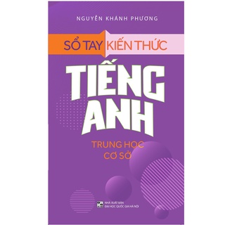 Sách - sổ tay kiến thức tiếng anh trung học cơ sở