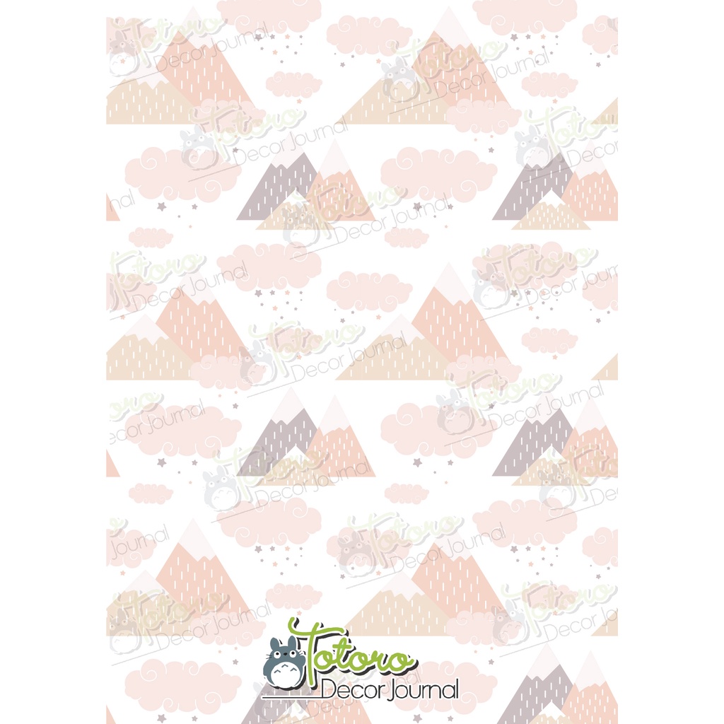 Combo 10 tờ giấy nền gói quà màu hồng 1