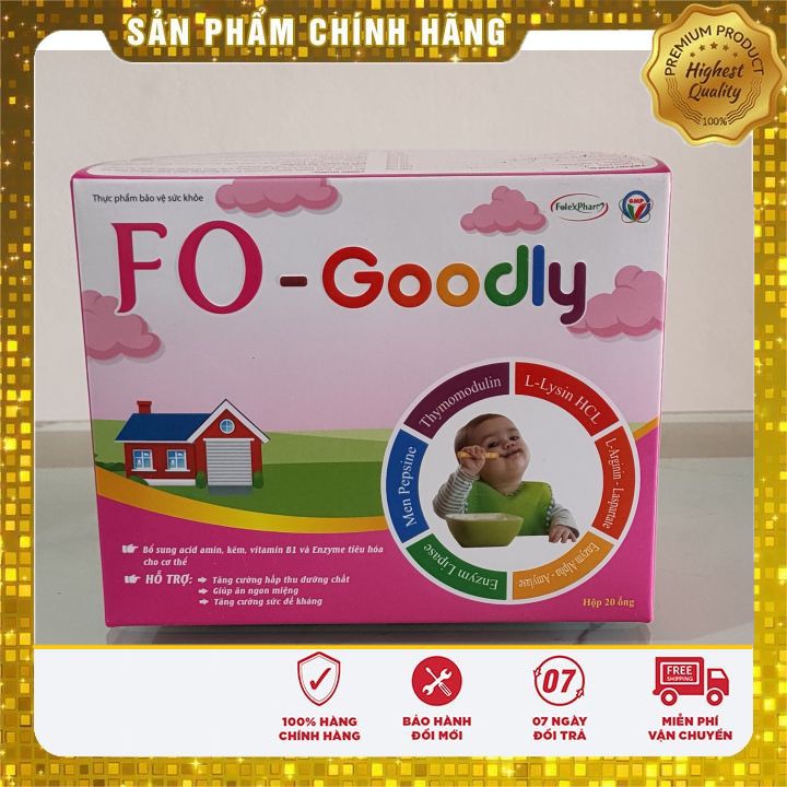 Fo - Goodly Tăng cường hấp thu dưỡng chất, giúp ăn ngon miệng, tăng cường sức đề kháng cho cơ thể ... !!!