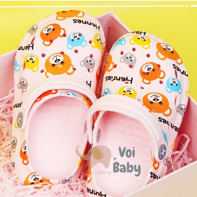 Dép sục cross cho bé gái trai cá mập ngộ nghĩnh cute VOIBABY BL12