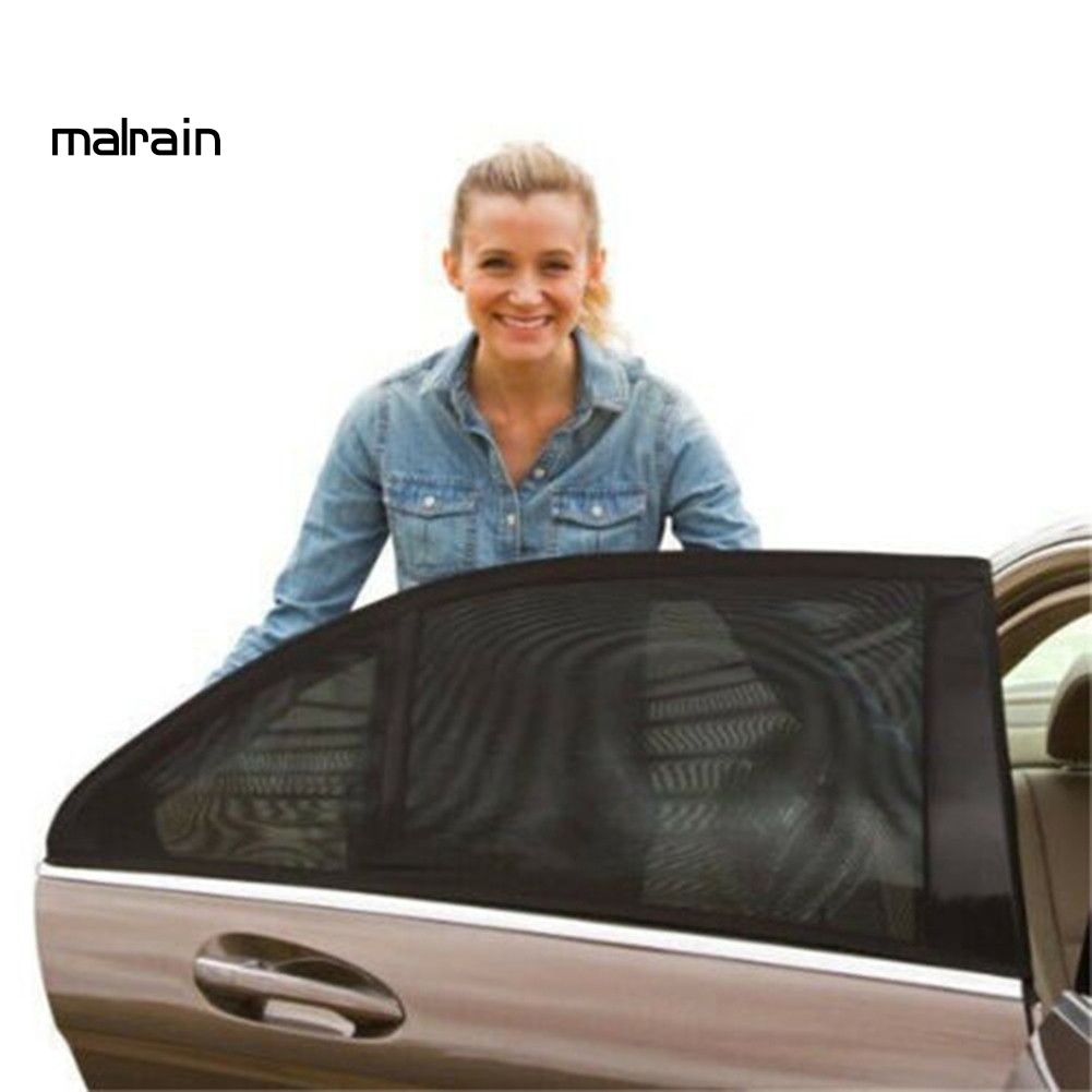 Set 2 lưới chống muỗi gắn cửa xe ô tô thiết kế tiện dụng