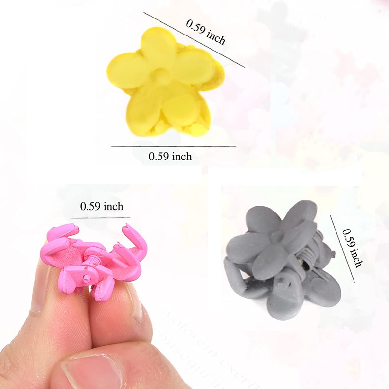 Set 50 kẹp tóc màu sắc ngọt ngào phong cách Hàn Quốc cho nữ