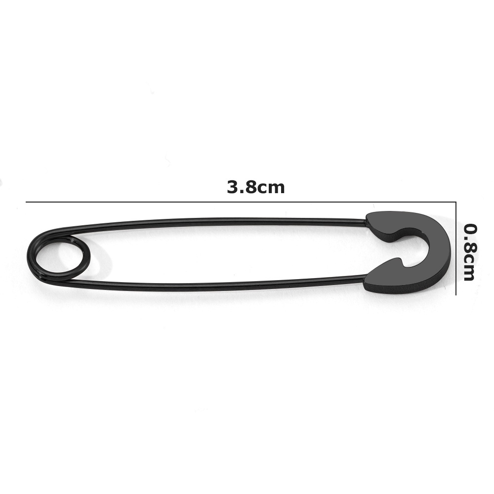 1 Khuyên Tai Hình Kim Băng Thời Trang hip-Hop Cá Tính