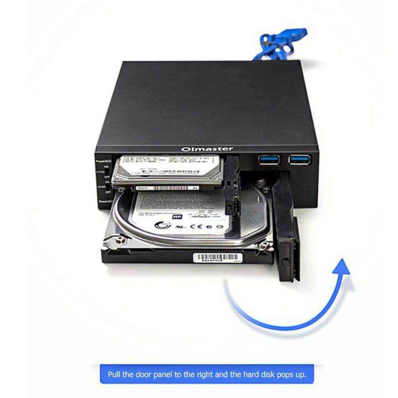 Hộp Ổ Cứng Ngoài Hdd Ssd Hai Cổng Usb Mr-6203 2.5 / 3.5 &quot;