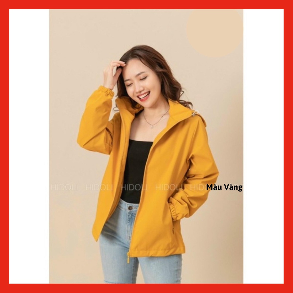 Áo Khoác Gió Nữ 2 Lớp Lót Lưới Cao Cấp Hàng Đẹp