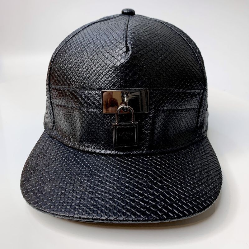 nón - mũ snapback khóa da