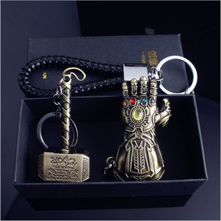 [Combo 3 Móc Khoá] Móc Khóa Avenger 3D - Mô Hình Búa Thor, Rìu Thor, Găng Tay Thanos, Khiên Caption, Iron man