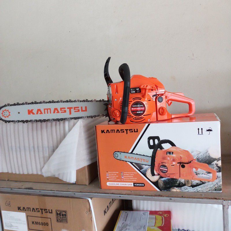 MÁY CƯA - MÁY CƯA XÍCH CHẠY XĂNG KAMASTSU-6800