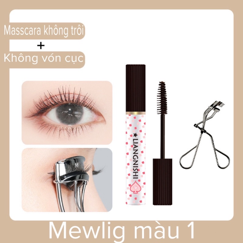 Mascara lông mi Liangnishi màu sắc không thấm nước và mồ hôi lâu trôi