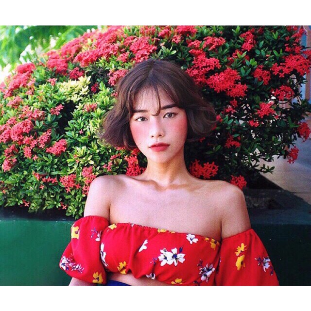 [Size L mã nowshipvui] Bikini trễ vai hoạ tiết hoa mùa hè | BigBuy360 - bigbuy360.vn